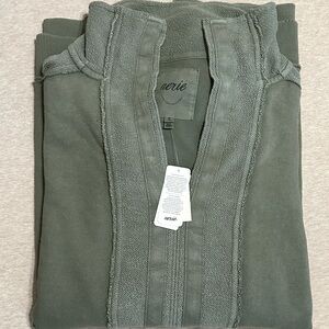 Aerie Green Starry Sky Open Neck Sweatshirt